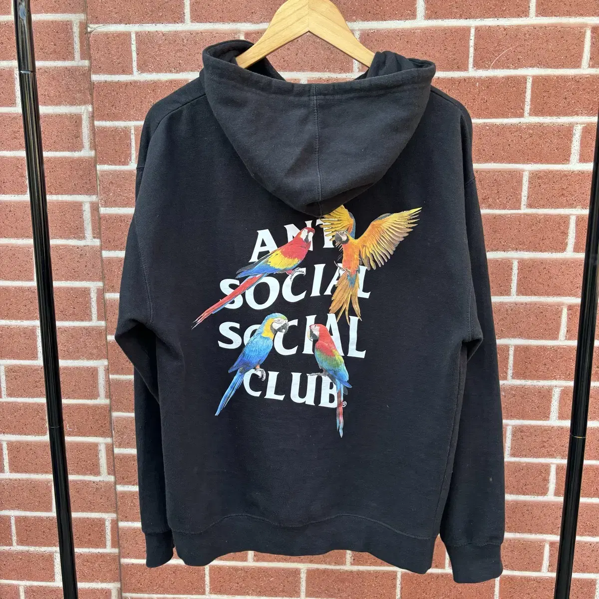 Anti Social Social Club 안티소셜소셜클럽 블랙 후드티